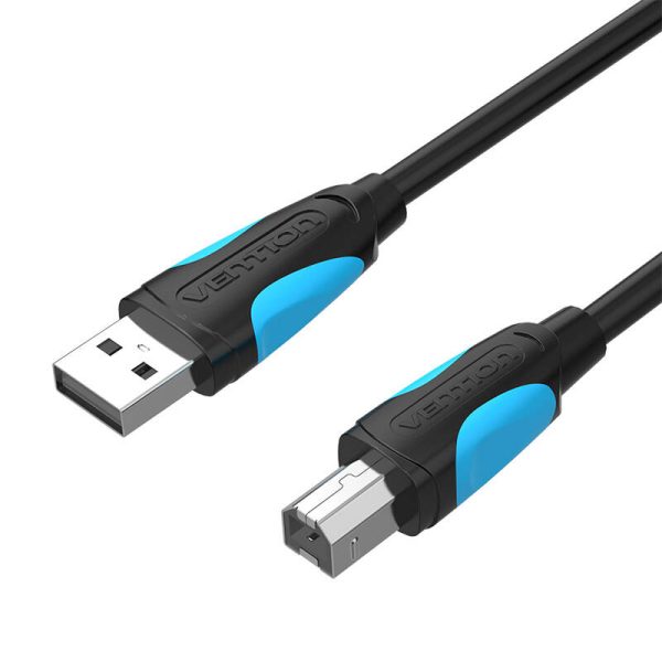 Printer Cable USB 2.0 A do USB-B Vention VAS-A16-B1000 10m Black - Image 5