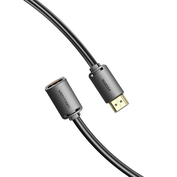 HDMI 2.0 Male to HDMI 2.0 Female Extension Cable Vention AHCBJ 5m, 4K 60Hz, (Black) - Image 3