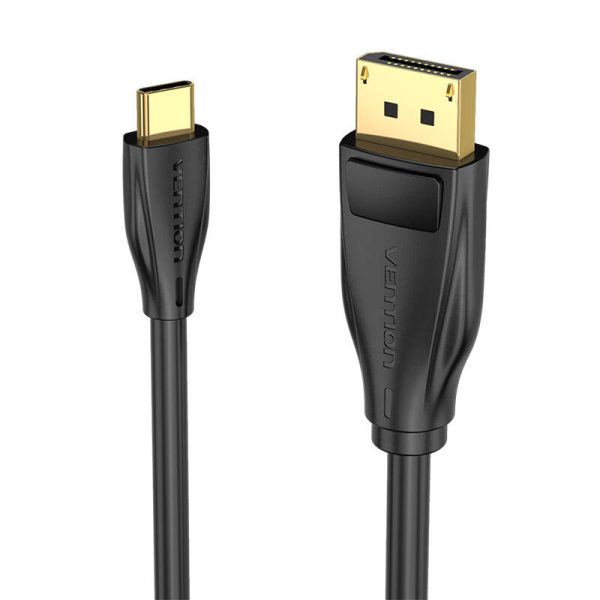 USB-C to DisplayPort 1.4 Cable Vention CGYBG, 1,5m, 8K 60Hz/4K 120Hz (black) - Image 2