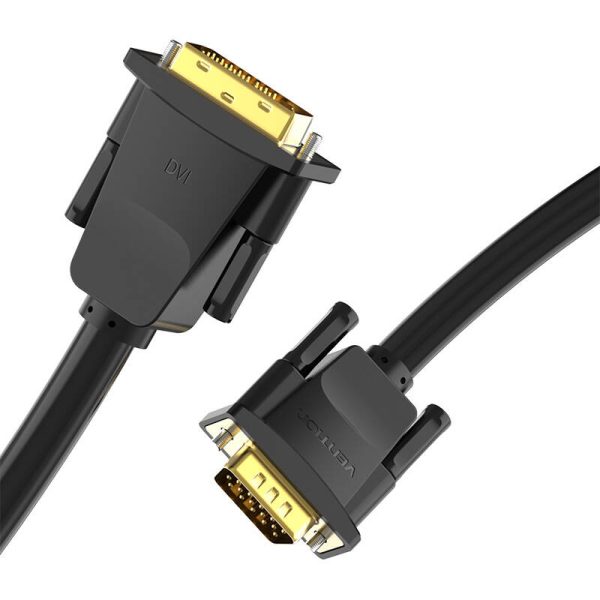 DVI (24+1) to VGA Cable Vention EABBG 1,5m, 1080P 60Hz (black) - Image 4