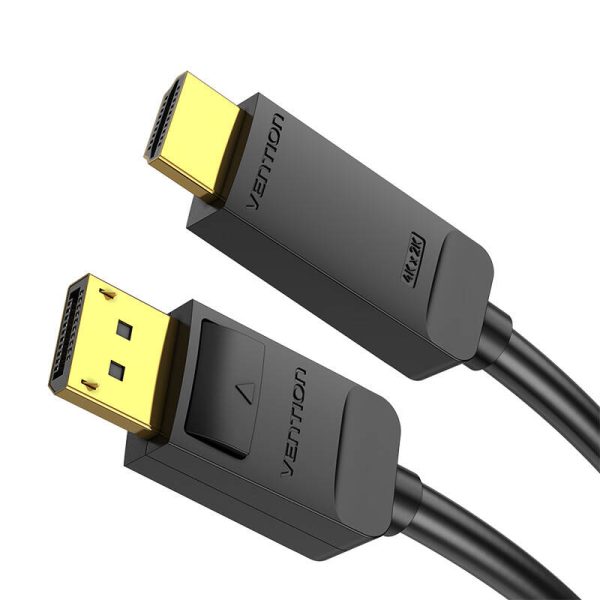 DisplayPort 1.2 to HDMI 1.4 Cable Vention HAGBI 3m, 4K 30Hz (Black) - Image 4