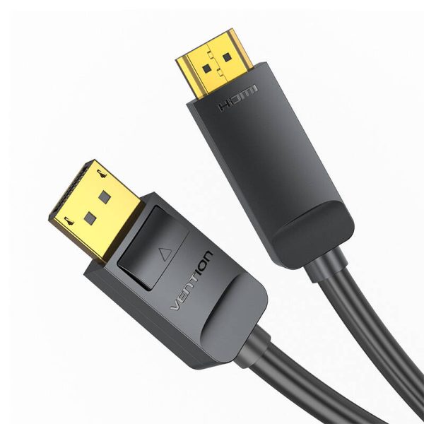 DisplayPort 1.2 to HDMI 1.4 Cable Vention HAGBI 3m, 4K 30Hz (Black) - Image 5