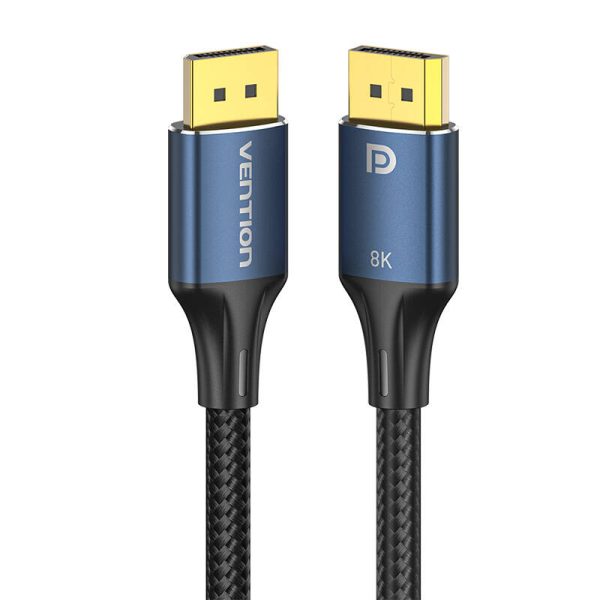 DisplayPort 1.4 Cable Vention HCELH 2m, 8K 60Hz/ 4K 120Hz (blue) - Image 2