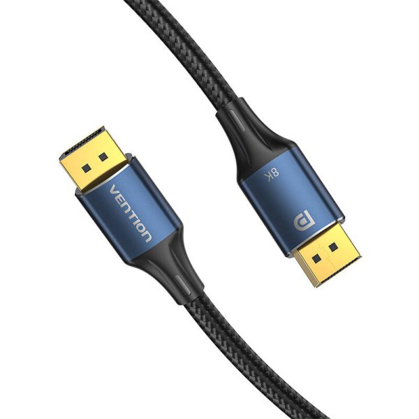 DisplayPort 1.4 Cable Vention HCELH 2m, 8K 60Hz/ 4K 120Hz (blue) - Image 3