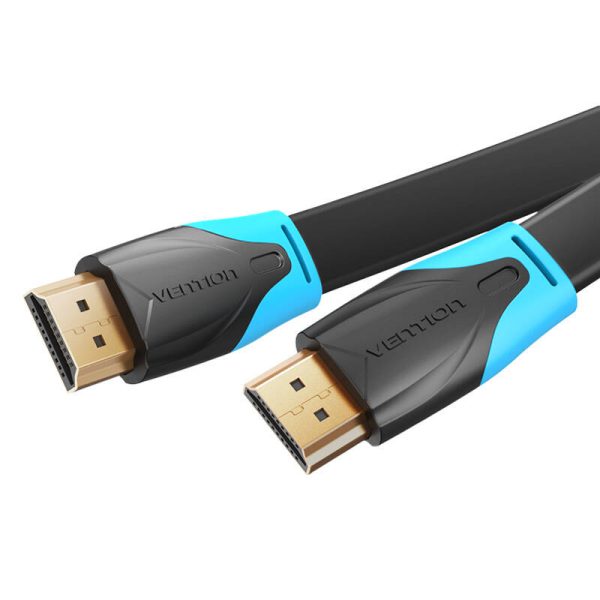 Flat HDMI Cable Vention VAA-B02-L500 5m 4K 60Hz (Black) - Image 3
