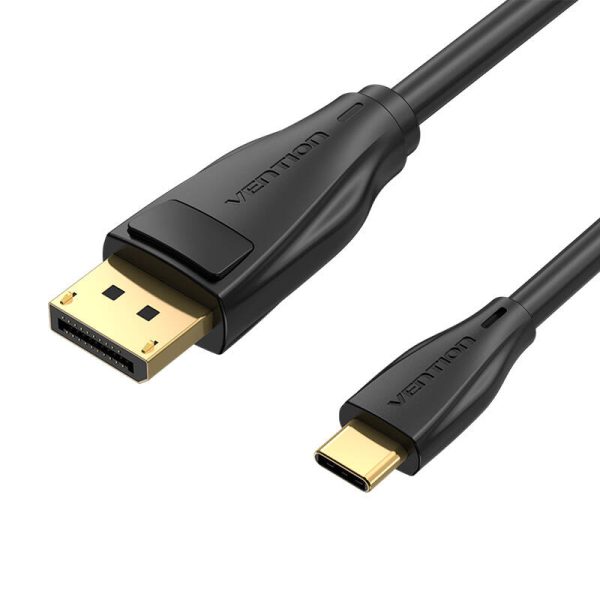 USB-C to DisplayPort 1.4 Cable Vention CGYBH, 2m, 8K 60Hz/4K 120Hz (black) - Image 4