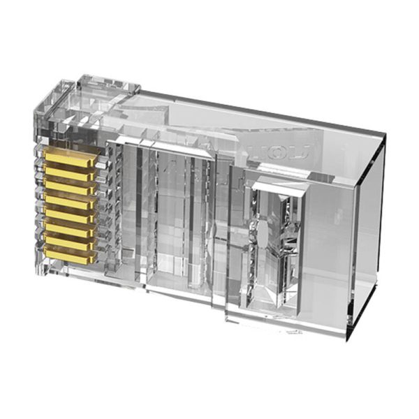 Modular RJ45 Cat.5E UTP Connector Vention IDBR0-50 Transparent Pack of 50 - Image 2