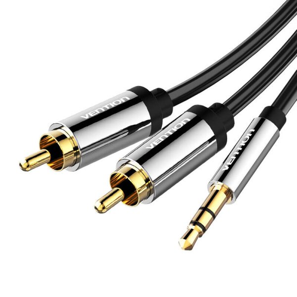 Cable Audio 3.5mm to 2x RCA Vention BCFBI 3m Black - Image 2