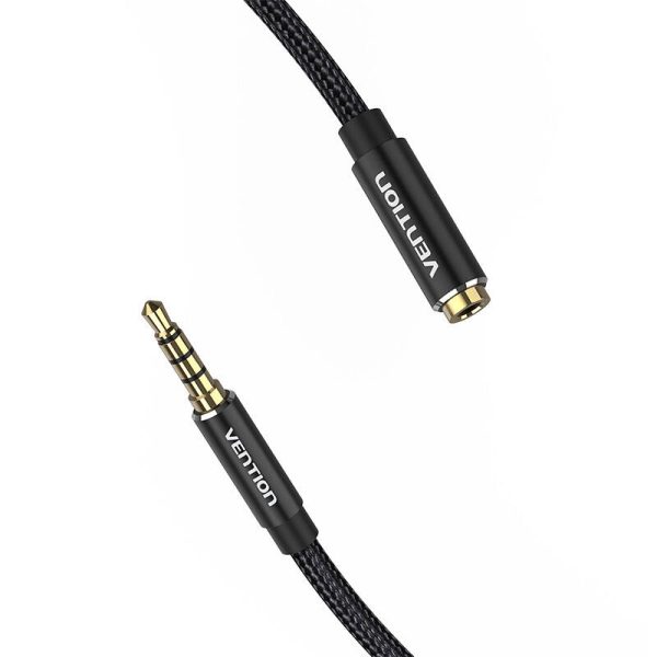 Cable Audio TRRS 3.5mm Male to 3.5mm Female Vention BHCBI 3m Black — изображение 3