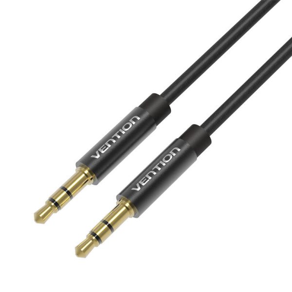 Cable Audio 3.5mm Vention BAGBG 1.5m Black Metal - Image 2