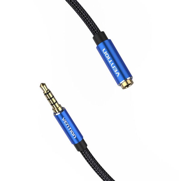 Cable Audio TRRS 3.5mm Male to 3.5mm Female Vention BHCLI 3m Blue - Image 3