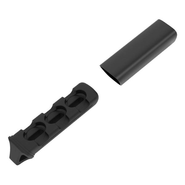 3-Outlet Sleeve Vention KBUB0 for Connector Black - Image 2