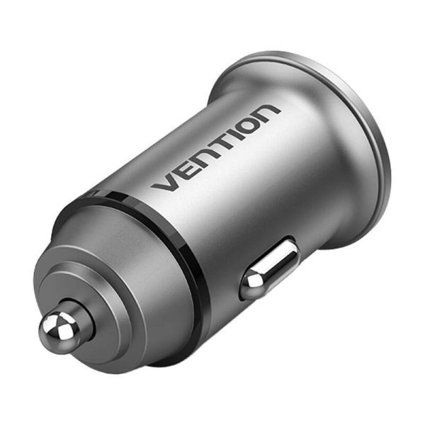 Car Charger 2x USB Vention FFEH0 30W Gray - Image 5