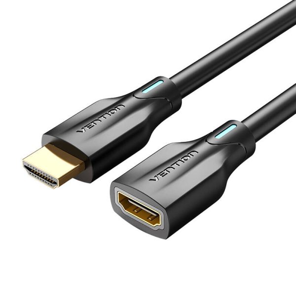 HDMI 2.1 Extension Cable Vention AHBBG, 1,5m, 8K 60Hz/ 4K 120Hz (Black)