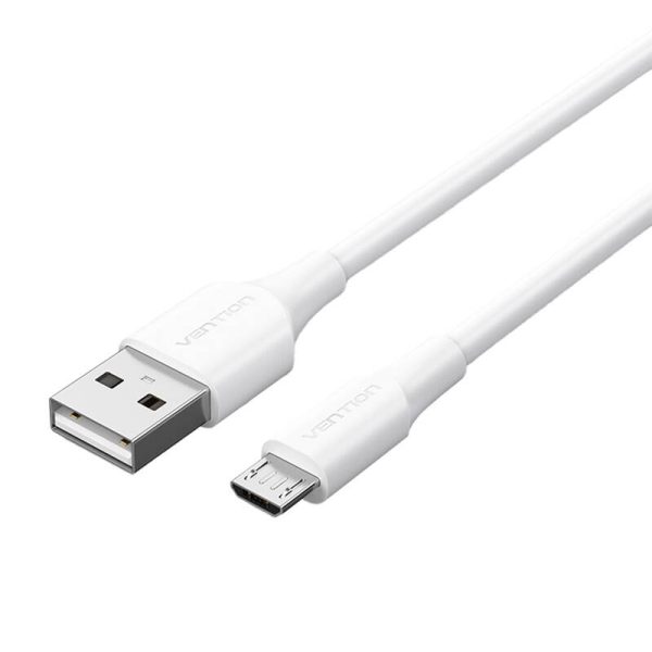 Cable USB 2.0 to Micro USB Vention CTIWF 2A 1m (white) - Image 4