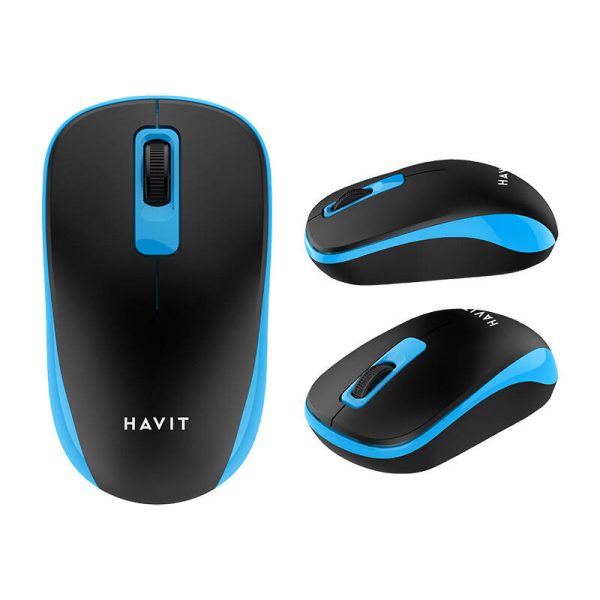 Wireless mouse Havit  MS626GT (black and blue) - Image 6