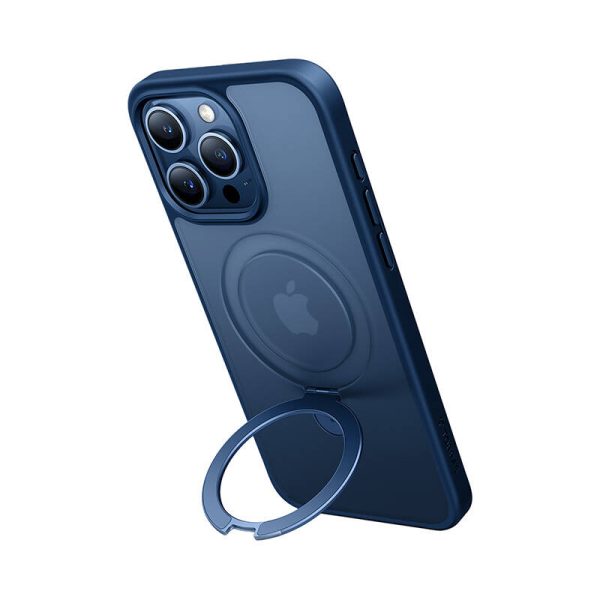 Torras phone case UPRO Ostand Matte for iPhone 15 PRO (blue) - Image 2