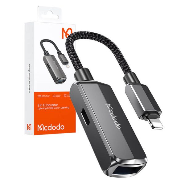 Mcdodo CA-2690 OTG 2in1 Convertor Lightning to USB 3.0 - Image 3