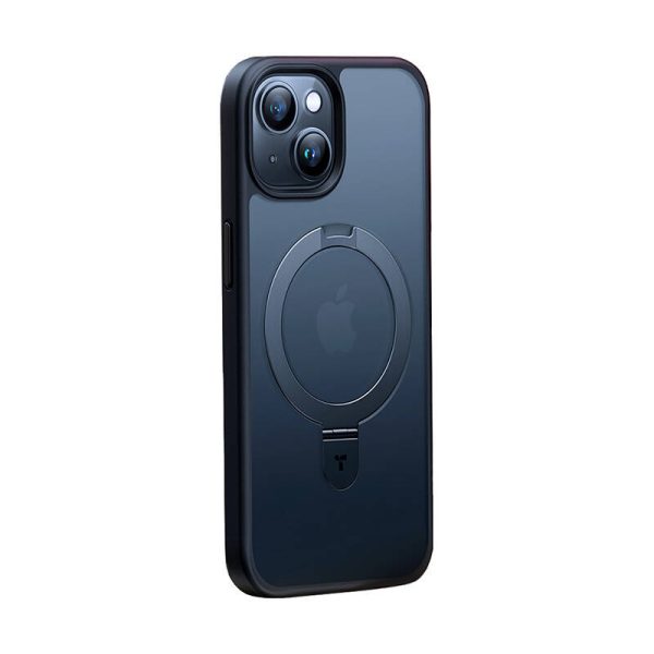 Torras phone case UPRO Ostand Matte for iPhone 15 (black) - Image 2