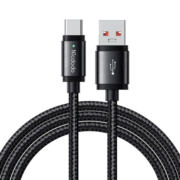 Cable USB-A to USB-C Mcdodo CA-4730, 120W, 1,5m (black) - Image 2