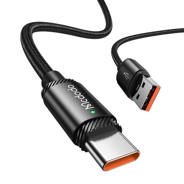 Cable USB-A to USB-C Mcdodo CA-4730, 120W, 1,5m (black) - Image 5
