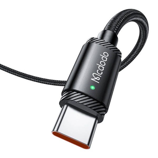 Cable USB-A to USB-C Mcdodo CA-4730, 120W, 1,5m (black) - Image 6