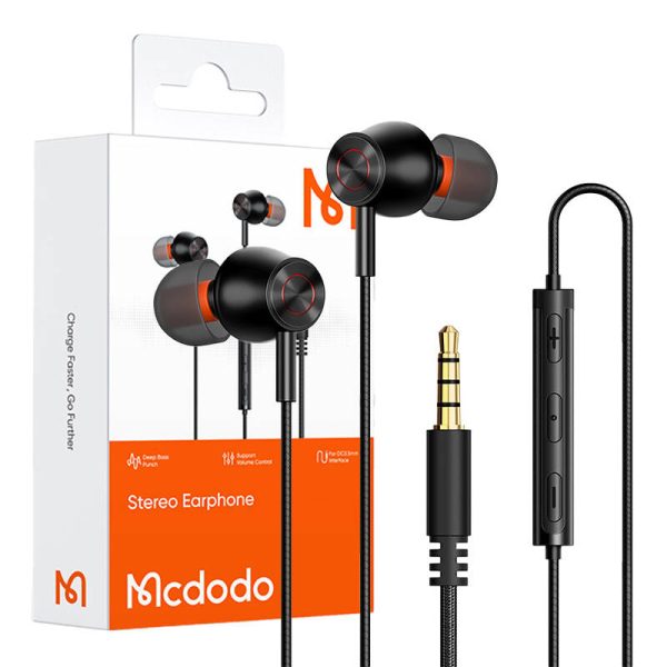 Wired earphones Mcdodo HP-3500 (black) - Image 3