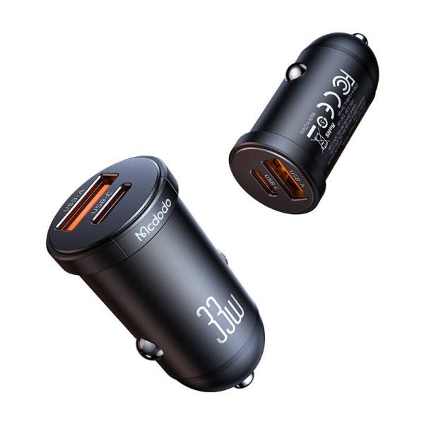 Car Charger Mcdodo CC-2320, USB-C + USB-A, 30W - Image 4