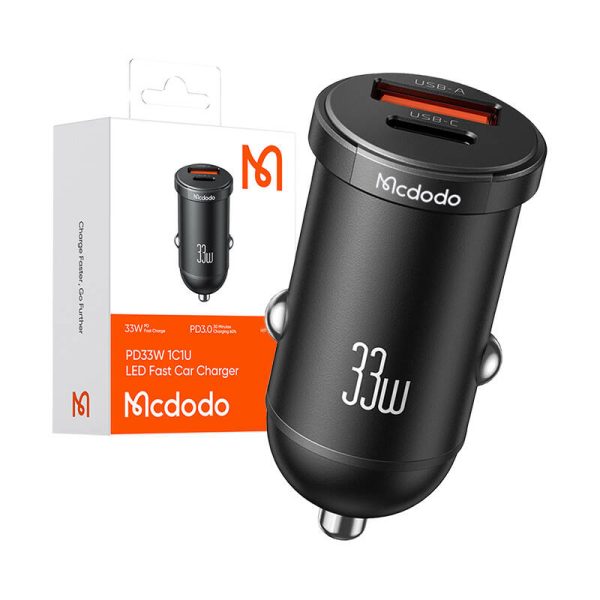 Car Charger Mcdodo CC-2320, USB-C + USB-A, 30W - Image 5
