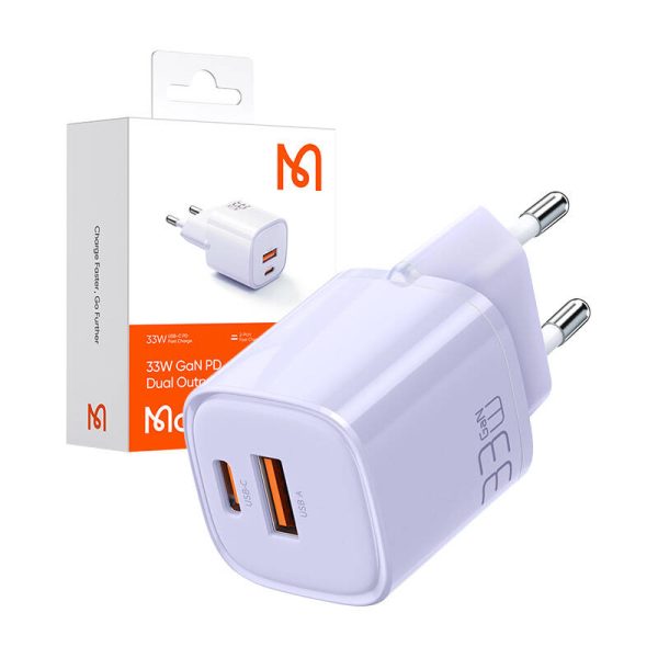 Charger GaN 33W Mcdodo CH-0155 USB-C, USB-A (purple) - Image 3