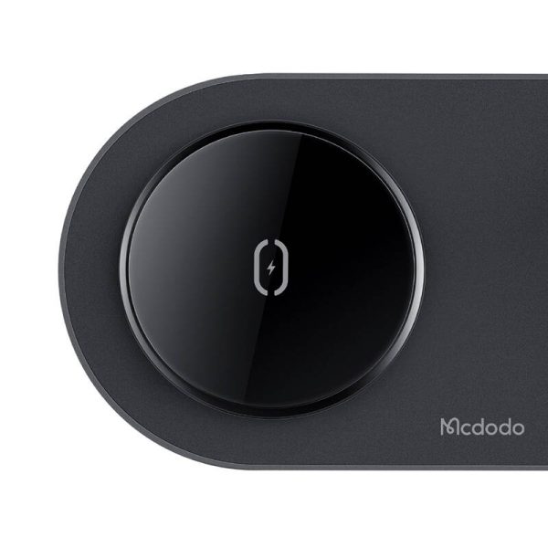 Wireless Charger Mcdodo CH-7061 3 in 1 15W (mobile/TWS/Apple watch) (black) - Image 4