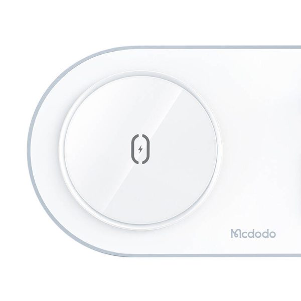 Wireless Charger Mcdodo CH-7060 3 in 1 15W (mobile/TWS/Apple watch) (white) - Image 4