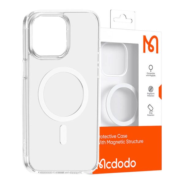 Magnetic case McDodo for iPhone 15 Plus (clear) - Image 2