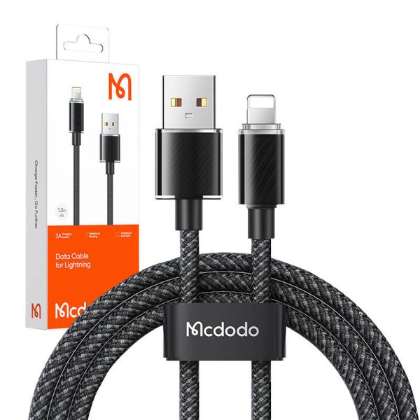 Cable USB-A to Lightning Mcdodo CA-3640, 1,2m (black) - Image 3