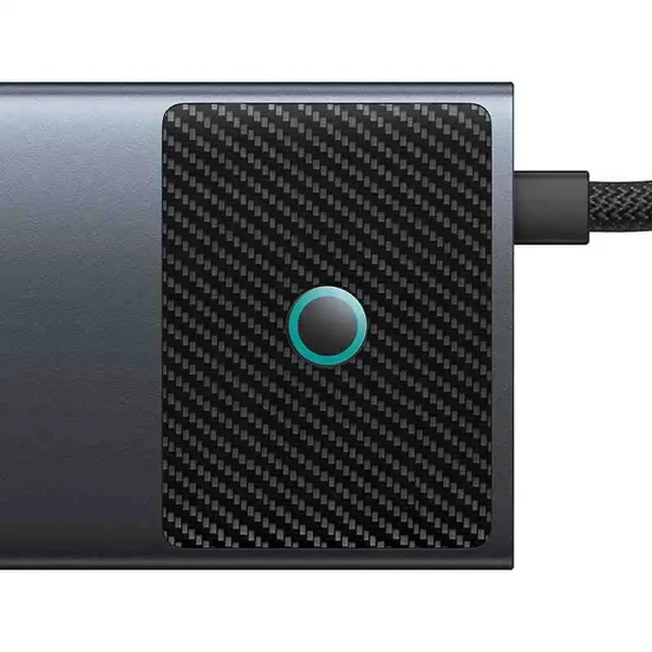 Adapter Hub 10in1 Baseus USB-C - 2xHDMI, 3xUSB-A, USB-C, RJ45, SD/TF, PD (black) - Image 6