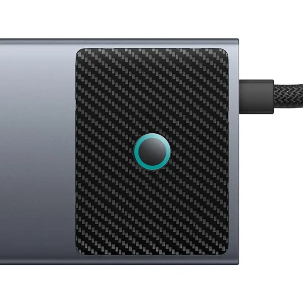 Adapter Hub 10in1 Baseus 2x HDMI, USB-C, 3xUSB-A+RJ45+SD/TF, PD  (grey) - Image 5