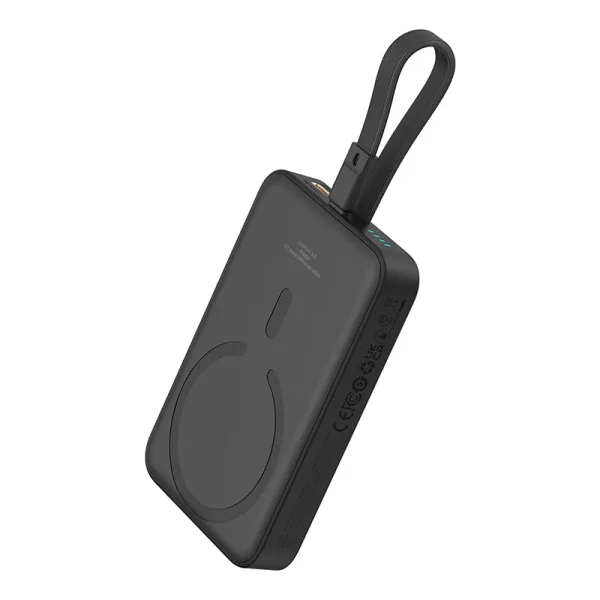 Powerbank Baseus Magnetic Mini 10000mAh, Lightning 20W MagSafe (black) - Image 3