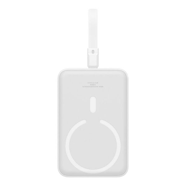 Powerbank Baseus Magnetic Mini 10000mAh, Lightning 20W MagSafe (white) - Image 2