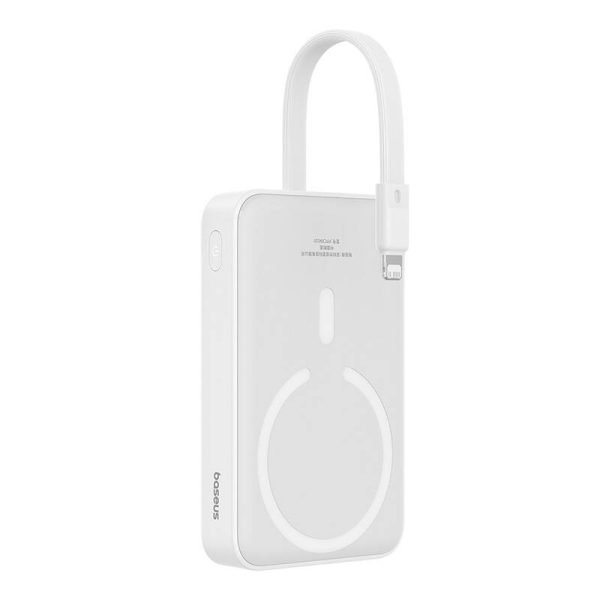 Powerbank Baseus Magnetic Mini 10000mAh, Lightning 20W MagSafe (white) - Image 6
