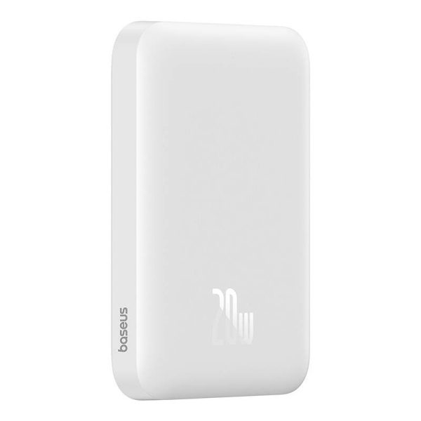 Powerbank Baseus Magnetic Mini 6000mAh 20W MagSafe (white) - Image 4