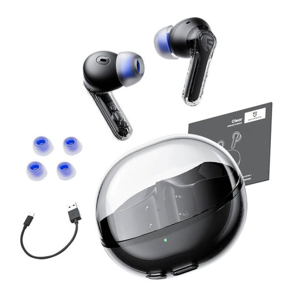 Earphones Soundpeats Clear (black) - Image 6