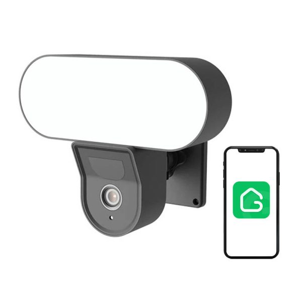 Smart outdoor WiFi camera with Gosund IPC3 floodlight, IP65 Tuya — изображение 5