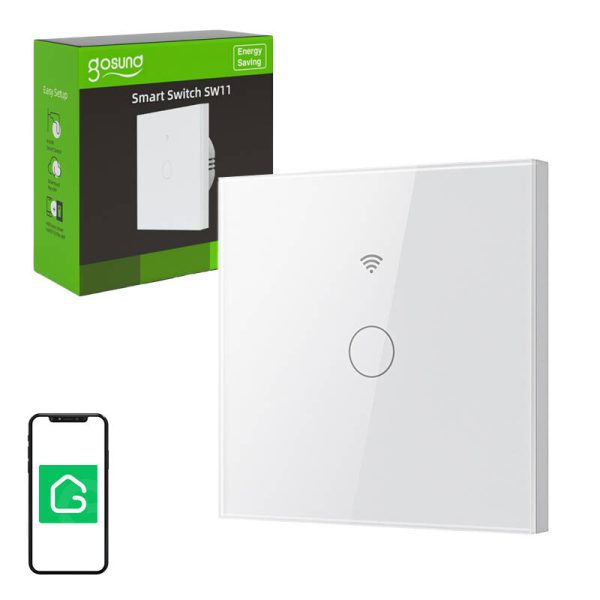 Smart Touch WiFi Light Switch Gosund SLS1 Single (optional N) Tuya - Image 3