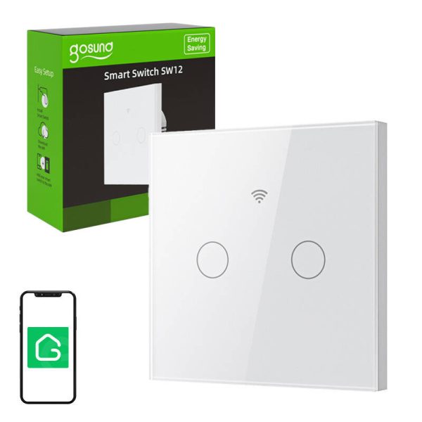 Smart Touch WiFi Light Switch Gosund SLS2 (Optional N, Dual) Tuya — изображение 3
