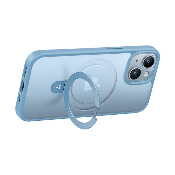 Torras phone case Ostand Matte for iPhone 15 (navy blue) — изображение 3