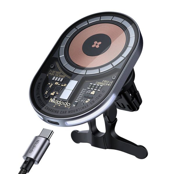 Magnetic holder with wireless/inductive charger Mcdodo CH-2340 - Image 2