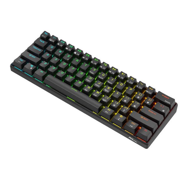 Mechanical keyboard Royal Kludge RK61 RGB, red switch (black) - Image 4