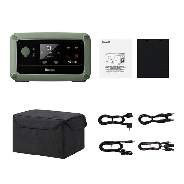 Portable Power Station Baseus Energy Stack 600W Green - Image 2