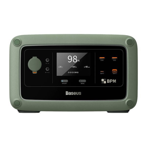 Portable Power Station Baseus Energy Stack 600W Green - Image 3
