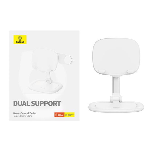 Tablet/Phone Stand Baseus Seashell Series White - Image 2
